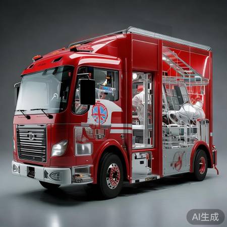 超级医疗救援消防车
