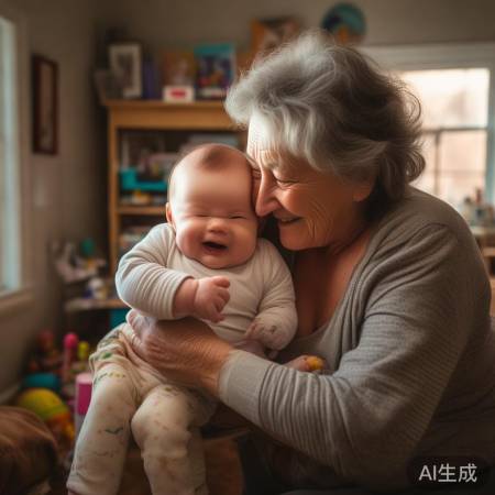 10个月宝宝体重35斤，姥姥累到大喘气，育儿经验分享