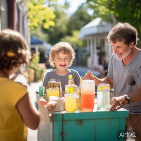 7岁萌娃摆摊启示多