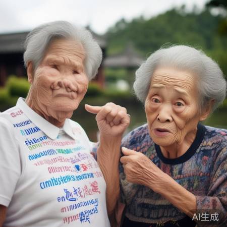 大妈服饰引热议:衣服上的英文单词是否得体?