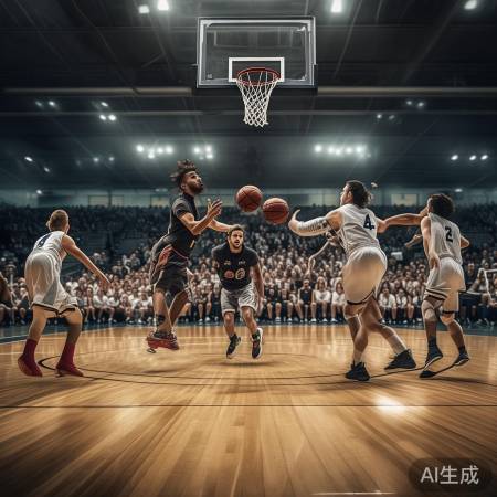 篮球比赛瞬息万变