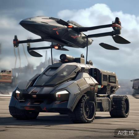 无人车穿越机联合作战