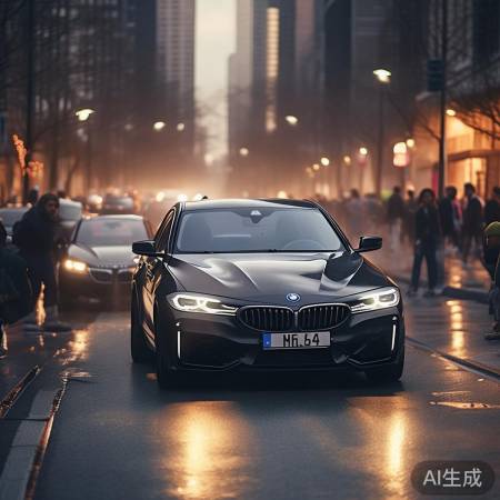 电动车追尾宝马，网友热议责任归