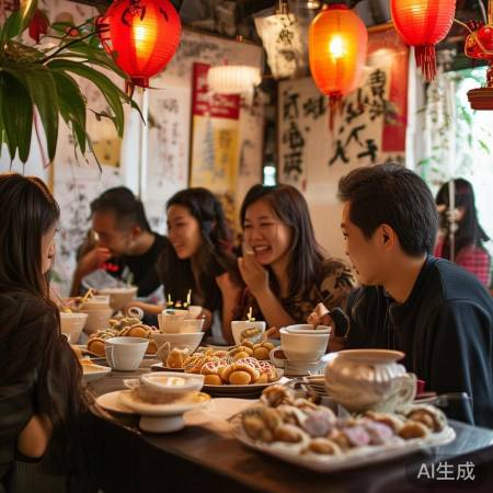 周末快乐，品蝴蝶酥茶