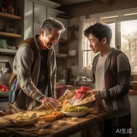 父爱如特产,泪眼盈盈