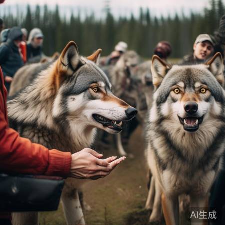 游客违法喂食引发狼群习惯化
