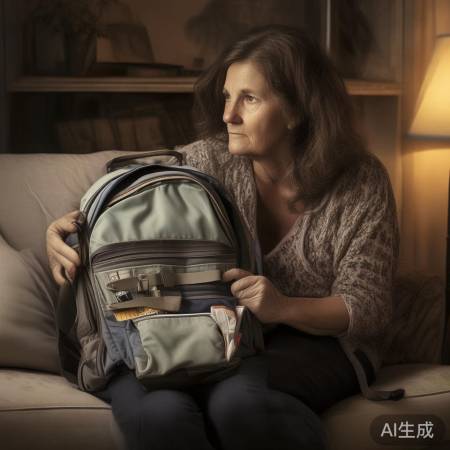 母爱永存，书包诉衷肠。