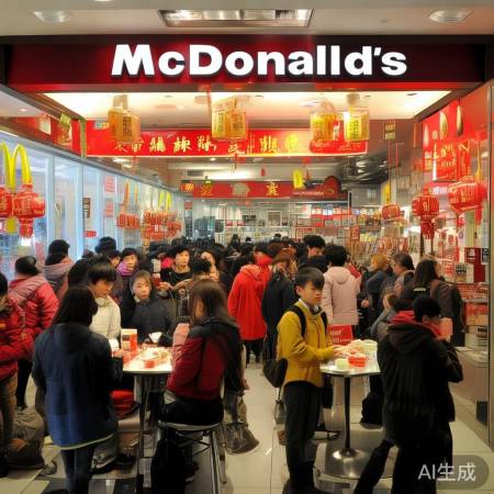 西式快餐融入中国节日潮流