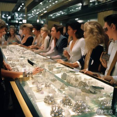 金饰耀眼，富者任性