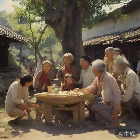 童年树下麻将乐