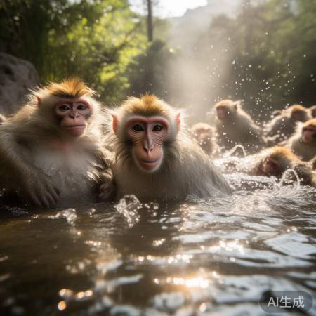 五指山猴子温泉生活