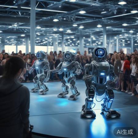 科技展机器人表演