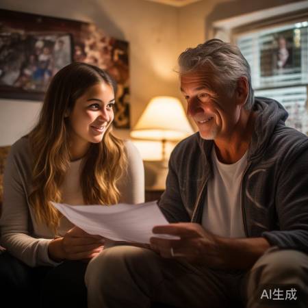 父爱如山，勇敢前行