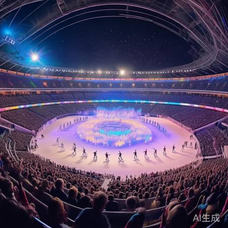 米兰冬奥会开幕式，光影燃情冰雪