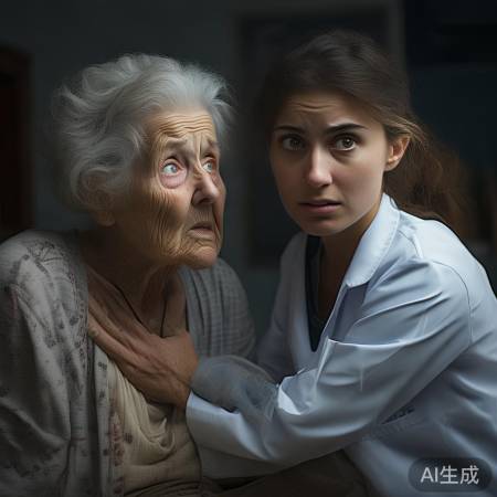 奶奶病危,孙女紧急救治