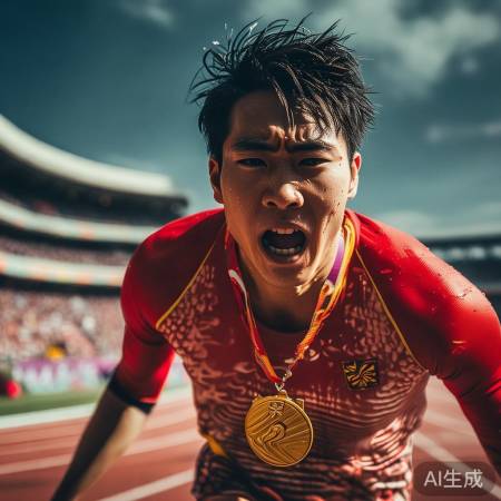 汗水铸就金牌，精神象征中国