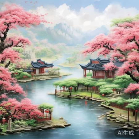 南京博物院展江南春图卷