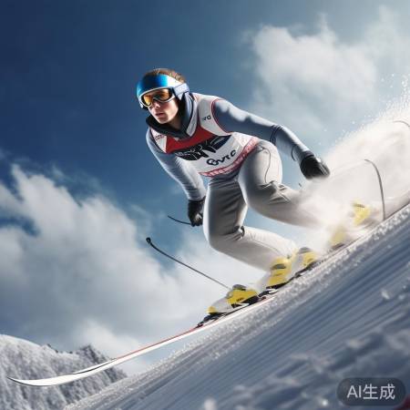 宋祺武跳台滑雪展风采