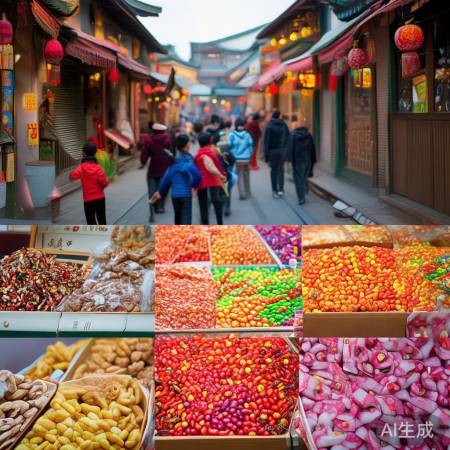 街头忙年，糖瓜迎新