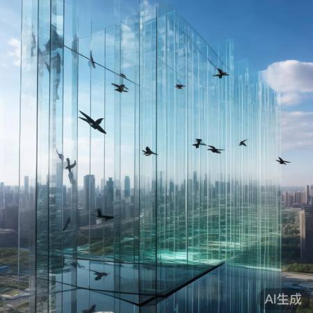 西安万象城玻璃墙美中带悲