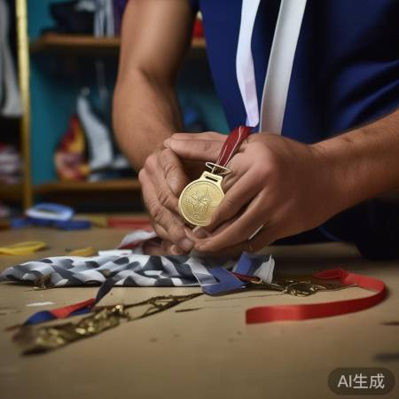 金牌挂钩断裂脱落