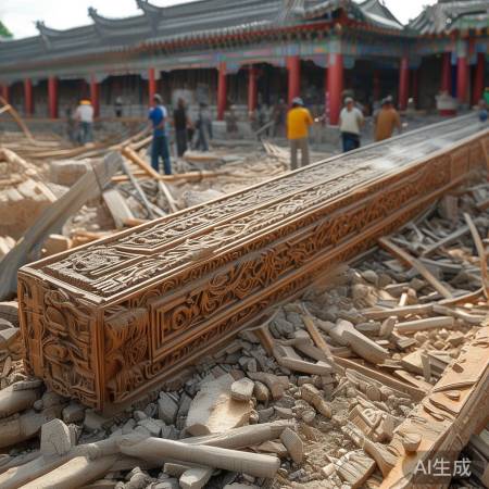 乾隆古建筑雕梁惊艳现世