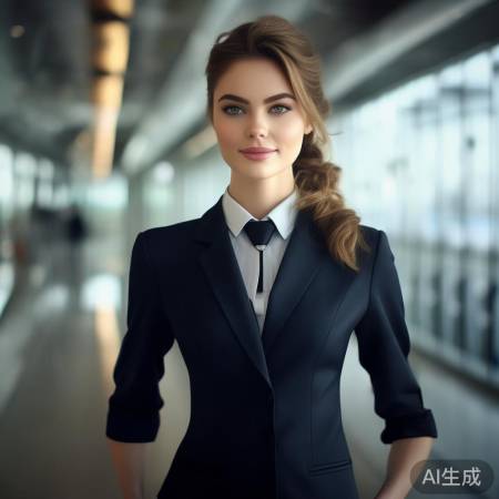 00后少女提倡乘务员换裤装