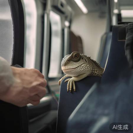 高铁座椅现活蜥蜴，出行安全引关