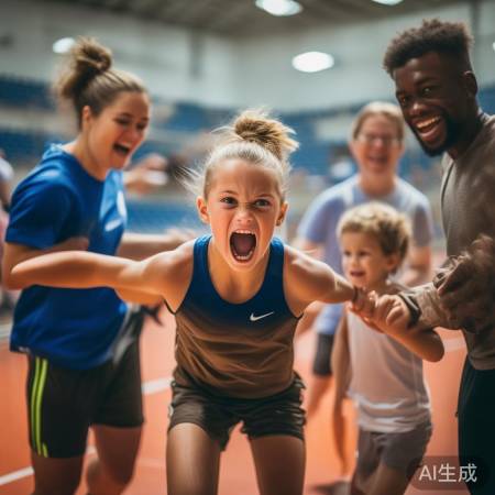 运动员成功背后的坚强团队