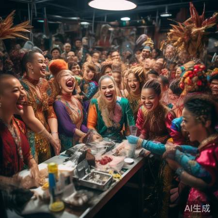 春晚后台欢乐多