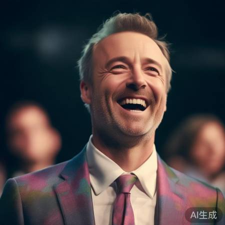 领奖瞬间，眼眶红润，期待未来