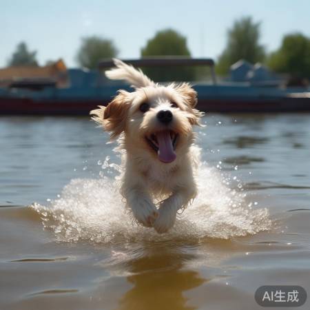 小狗船上走一圈，位移为零