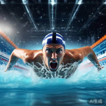 孙龙1000米自由泳摘银，历史