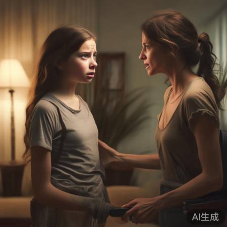 母女泪眼相拥，感人瞬间