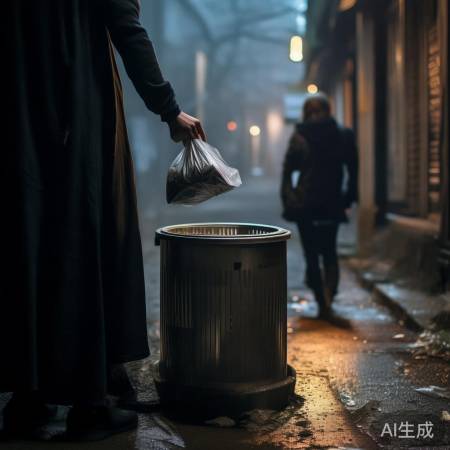 神秘人盗财却弃之垃圾桶