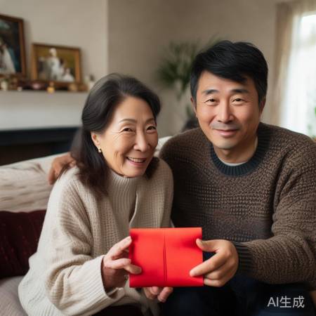 大龄未婚族晚辈收压岁钱