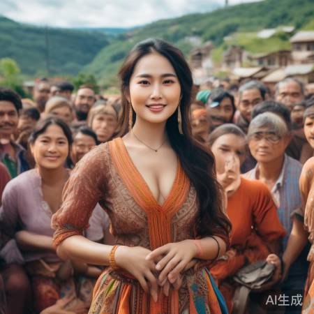 女明星回乡穿省服展情怀