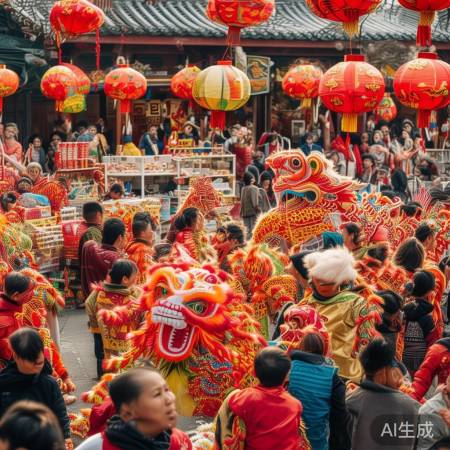 春节庙会民俗活动