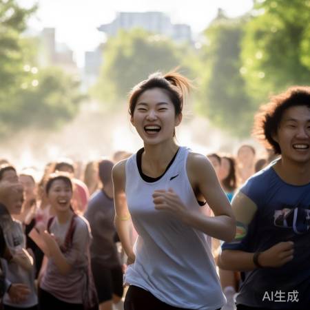 郑州公园晨跑活力满满