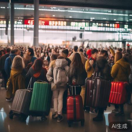 春运高峰，团圆温馨