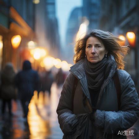 梅洛尼寒风中，真实政治家写照