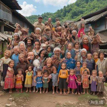 全村老少齐聚一堂