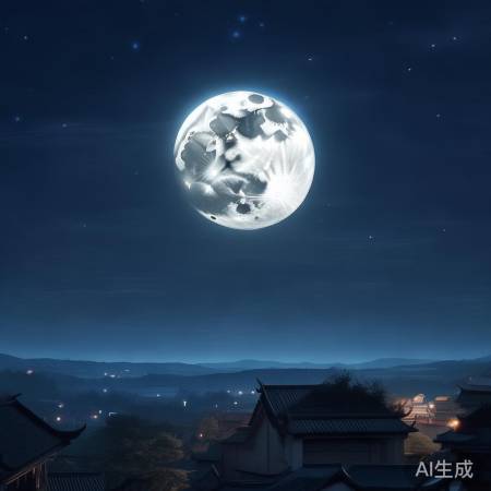 大年三十，满月圆又亮