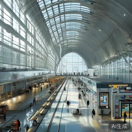 南站现代亮丽，设施完备