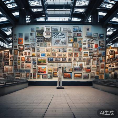 南站艺术馆，气息浓郁。