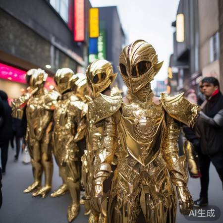 明星同款黄金甲,潮流爆款