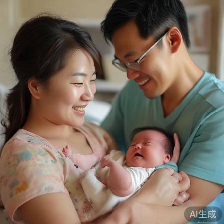 “喜得贵子，幸福满满”