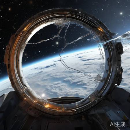 太空温差致裂纹