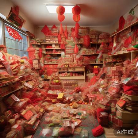 年货堆满，空间局促