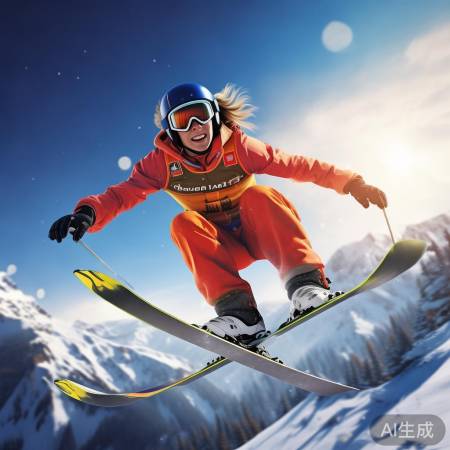 谷爱凌滑雪夺金银，教科书式表现